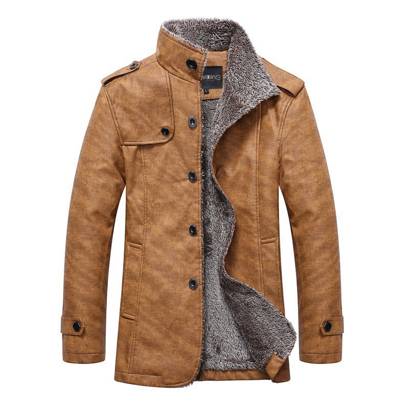 Men's Sherpa-Lined Winter Jacket in a Tailored Fit