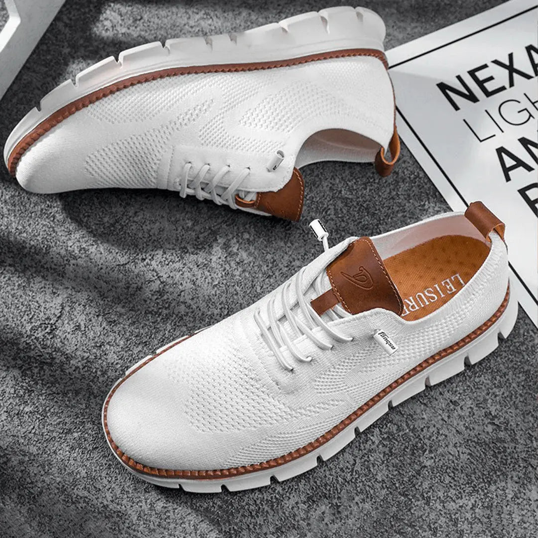 Men's Breathable Knit Walking Trainers