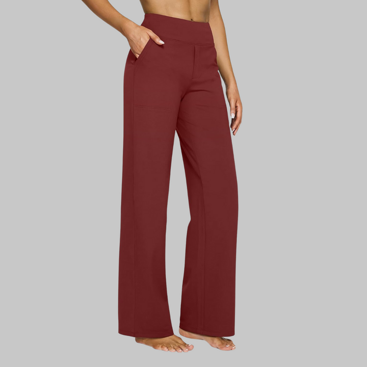 Women's Wide Leg Trousers with Pockets
