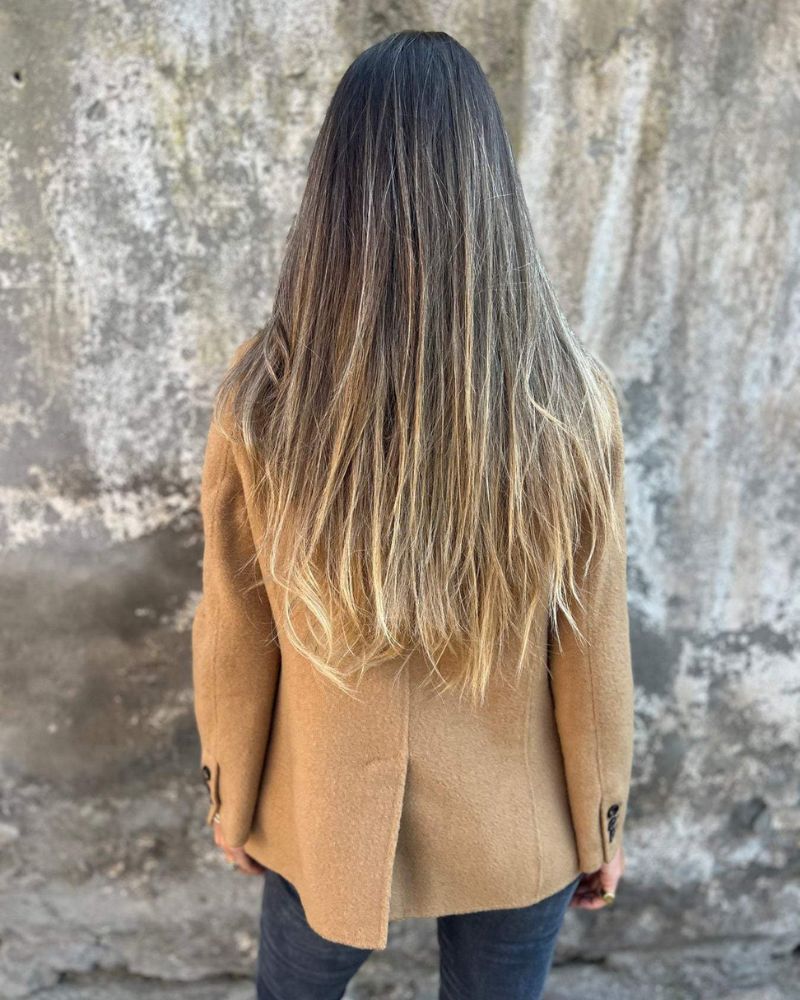 Women's Single-Breasted Notch Lapel Blazer with Flap Pockets