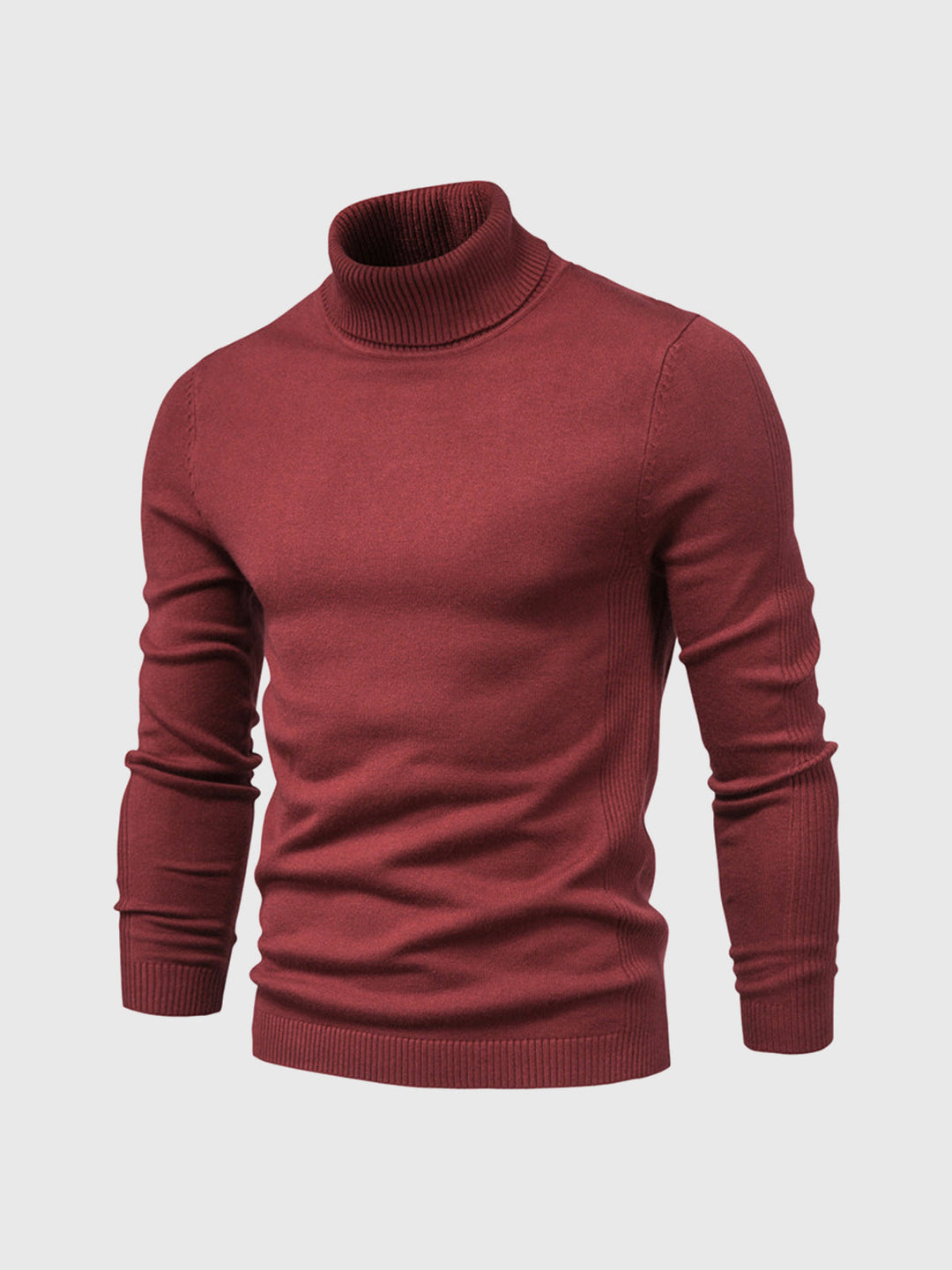Men's Slim Fit Roll Neck Jumper