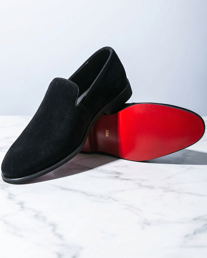 Men's Suede Loafers with Cushioned Insole