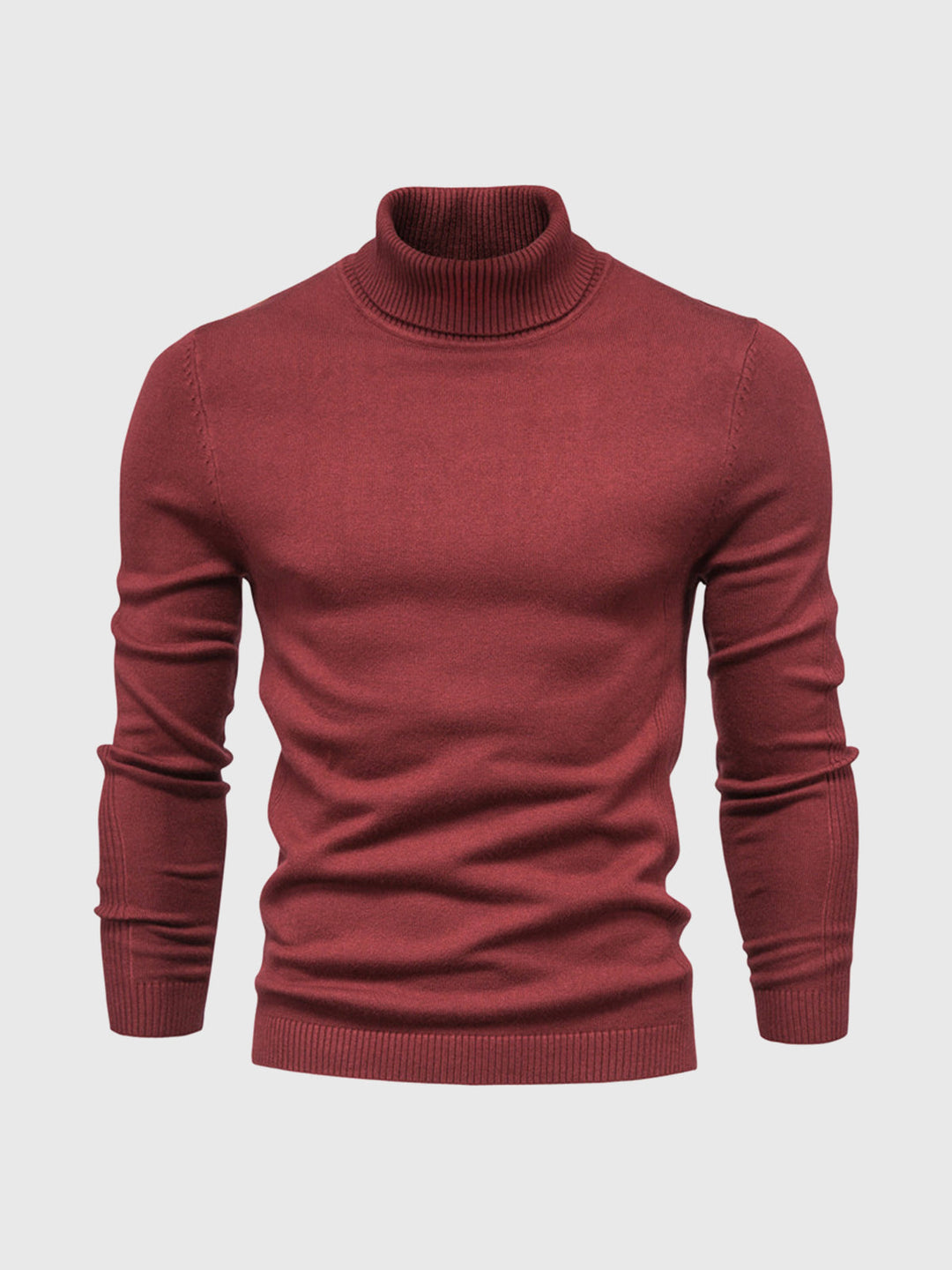 Men's Slim Fit Roll Neck Jumper