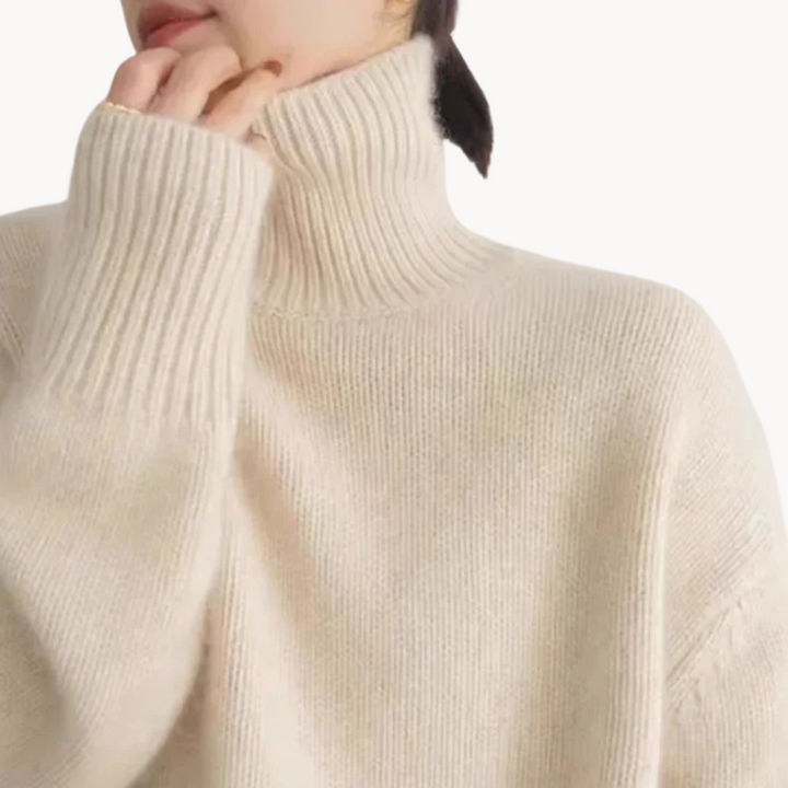 Women's Turtleneck Knit Jumper