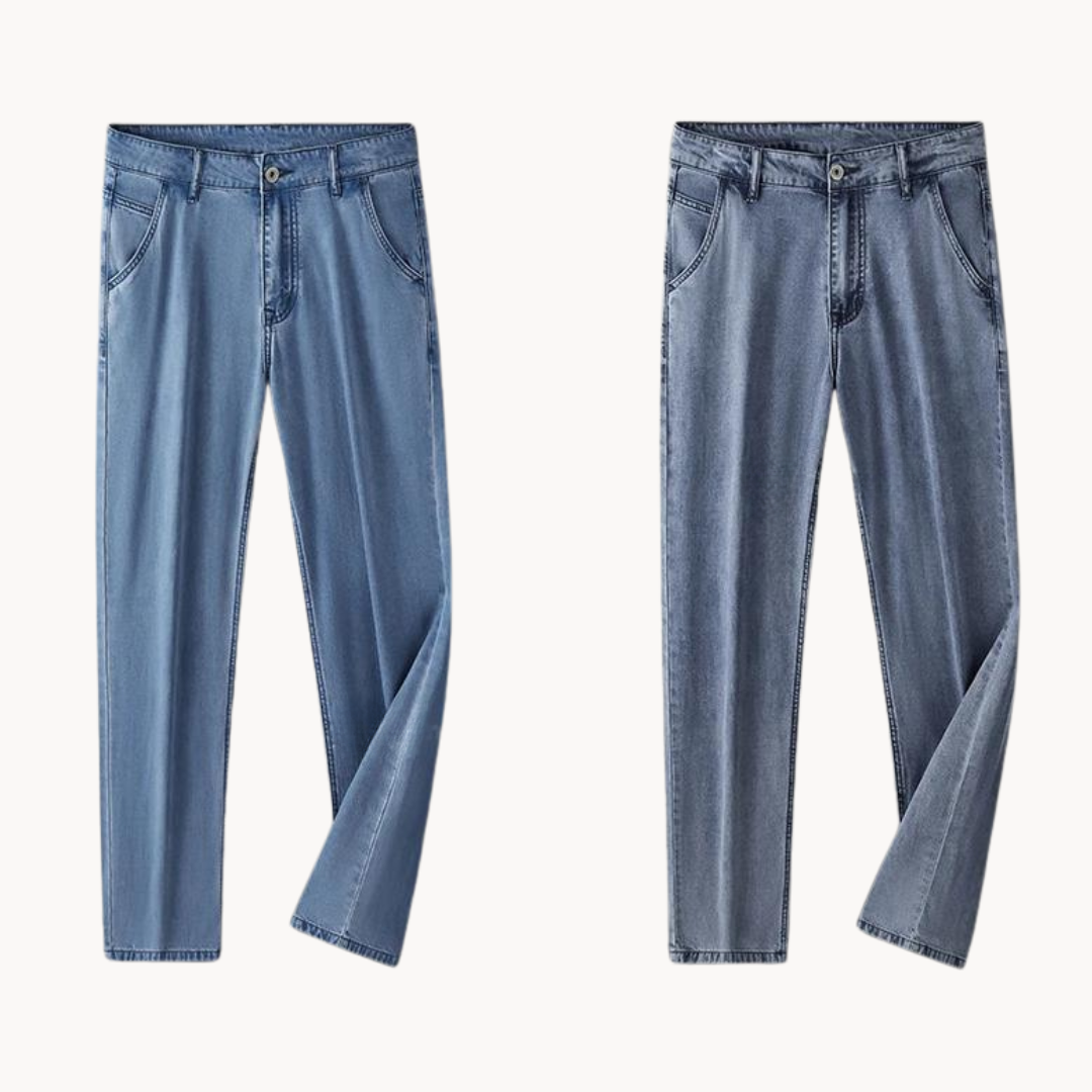 Men's Straight Leg Denim Jeans in a Regular Fit