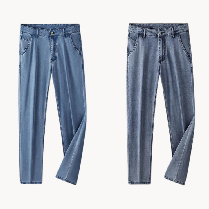 Men's Straight Leg Denim Jeans in a Regular Fit