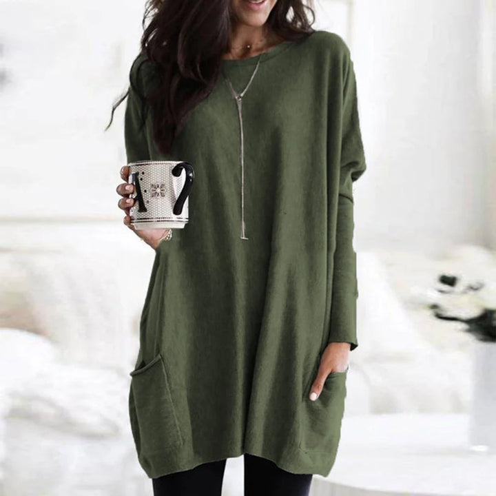 Women's Oversized Pocket Tunic Dress