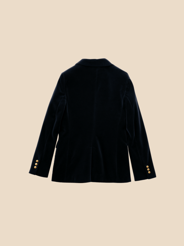 Women's Tailored Velvet Blazer