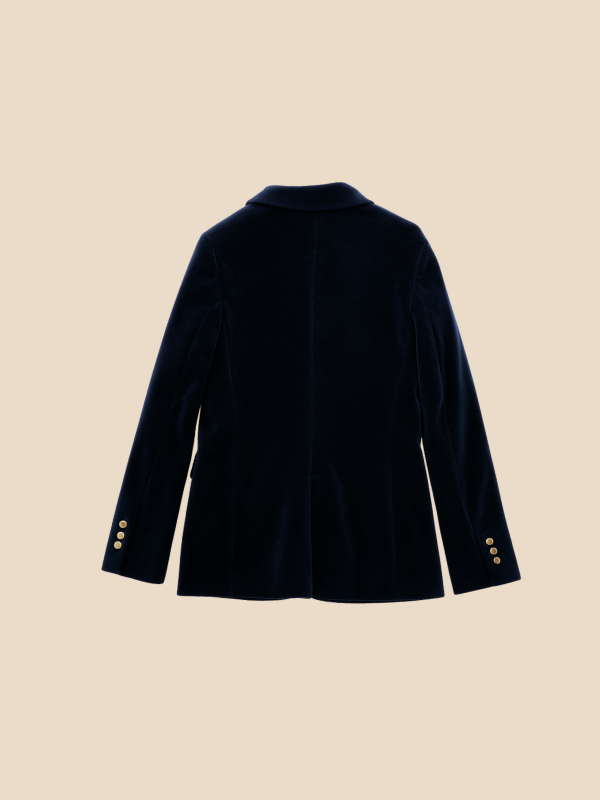 Women's Tailored Velvet Blazer