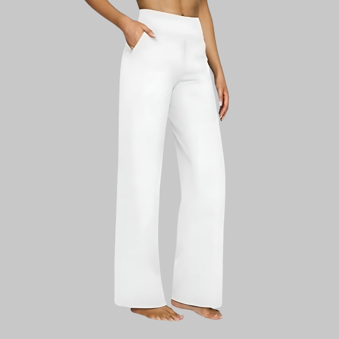Women's Wide Leg Trousers with Pockets