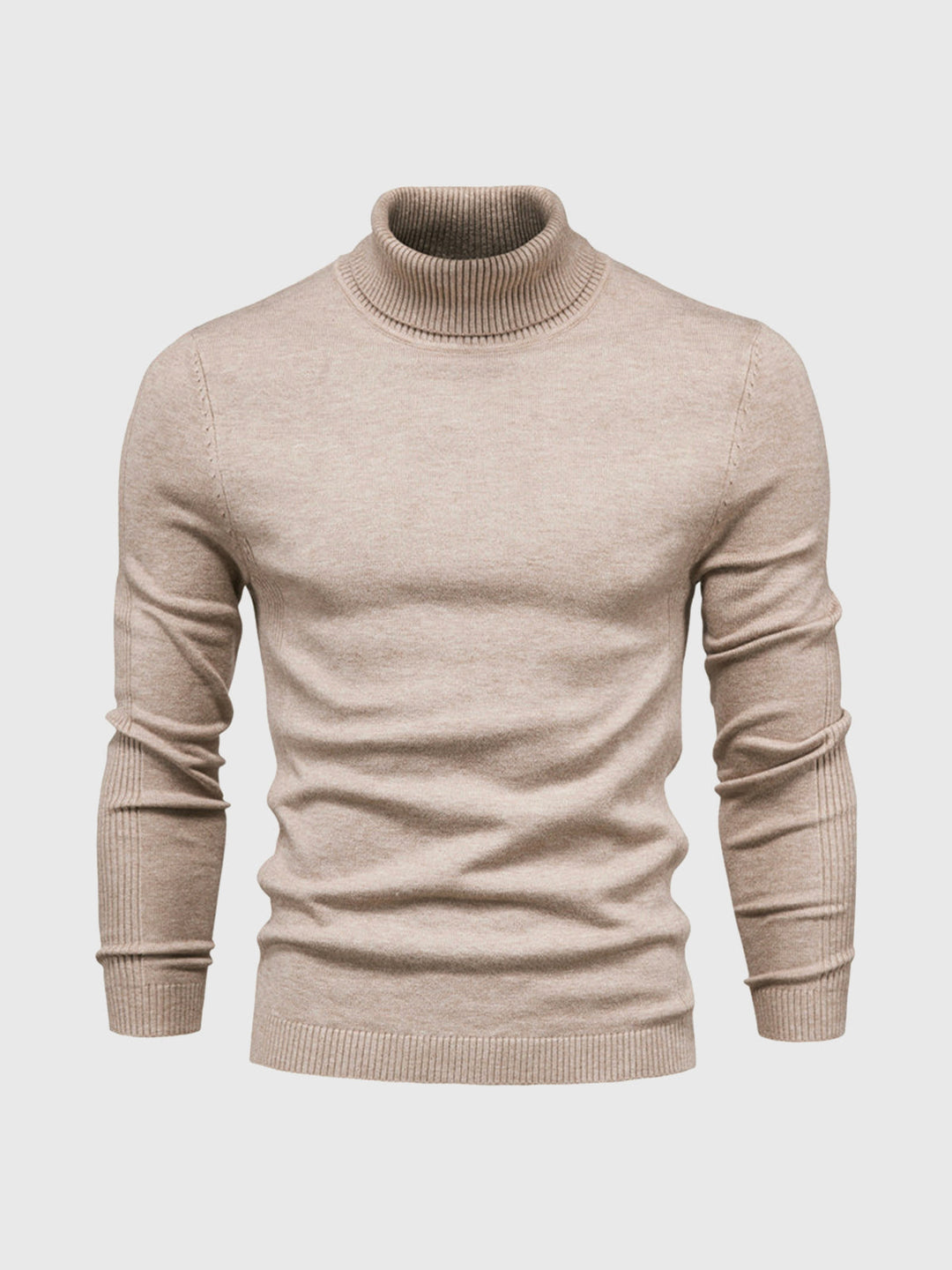Men's Slim Fit Roll Neck Jumper