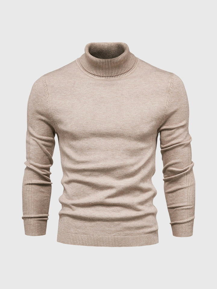 Men's Slim Fit Roll Neck Jumper