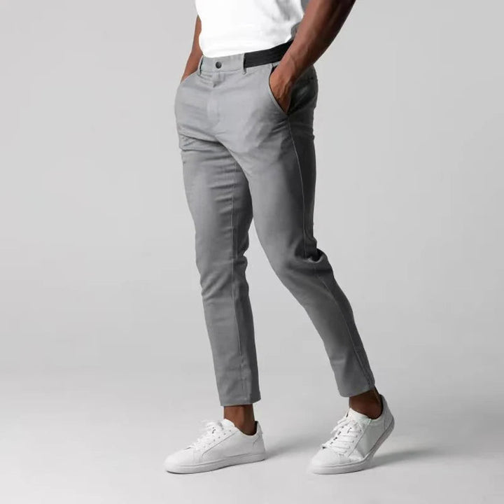 Men's Stretch Chinos with Flexible Waistband