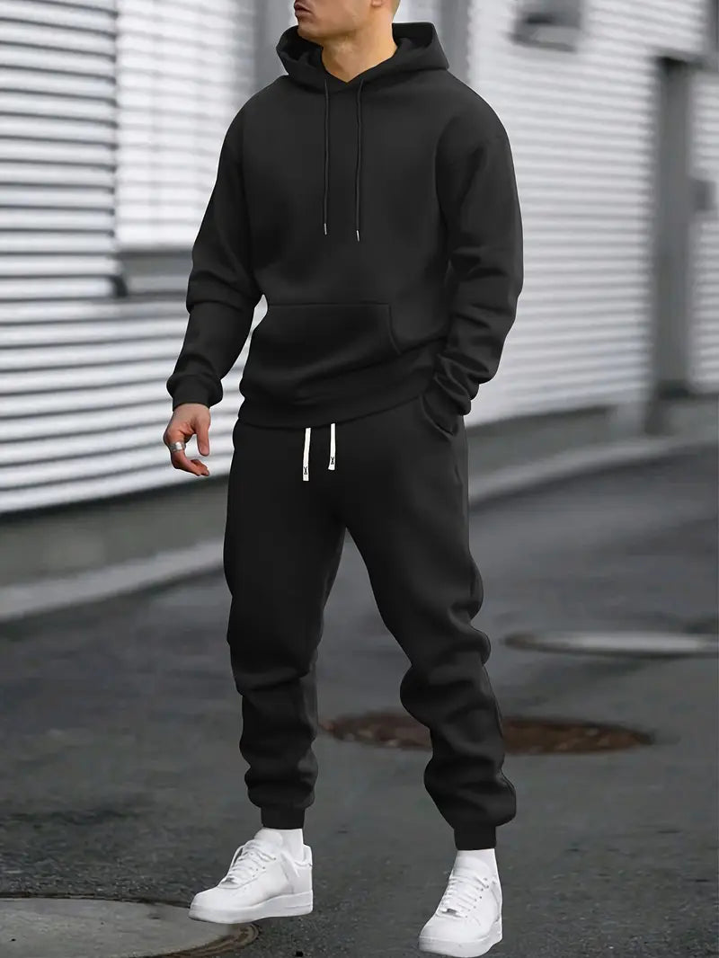 Men's Hoodie Tracksuit Set