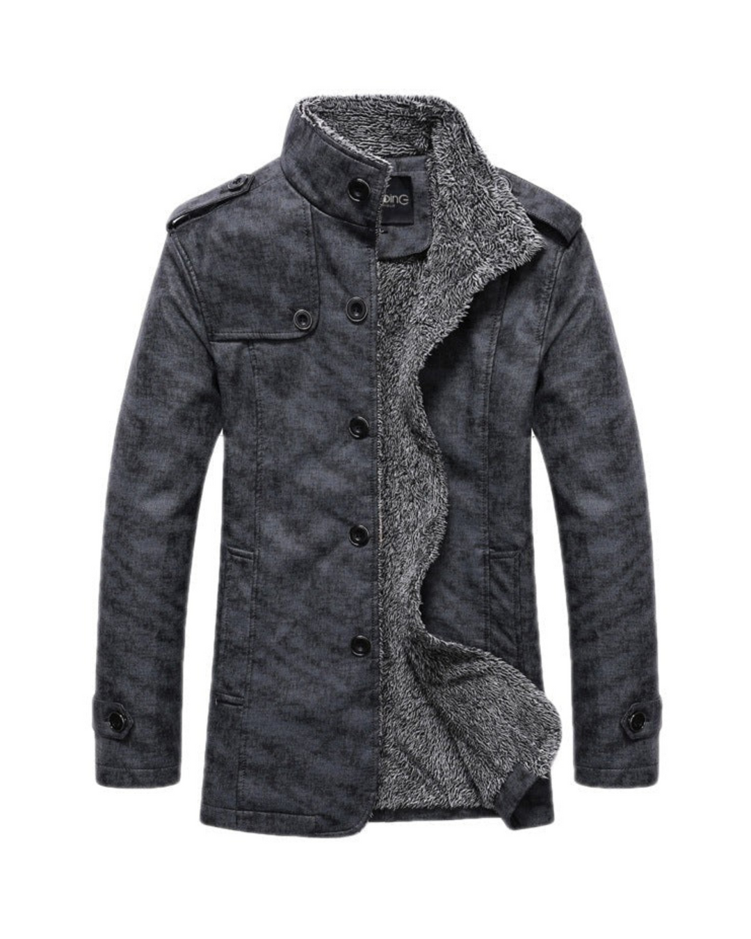 Men's Sherpa-Lined Winter Jacket in a Tailored Fit