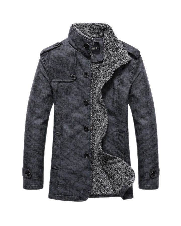Men's Sherpa-Lined Winter Jacket in a Tailored Fit