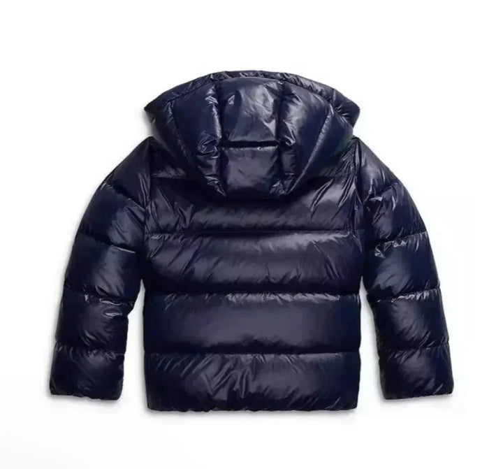 Women's Hooded Puffer Jacket with Zip Pockets
