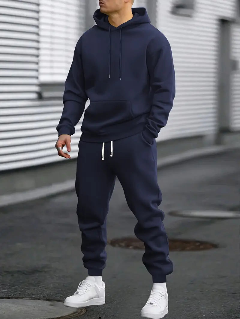 Men's Hoodie Tracksuit Set
