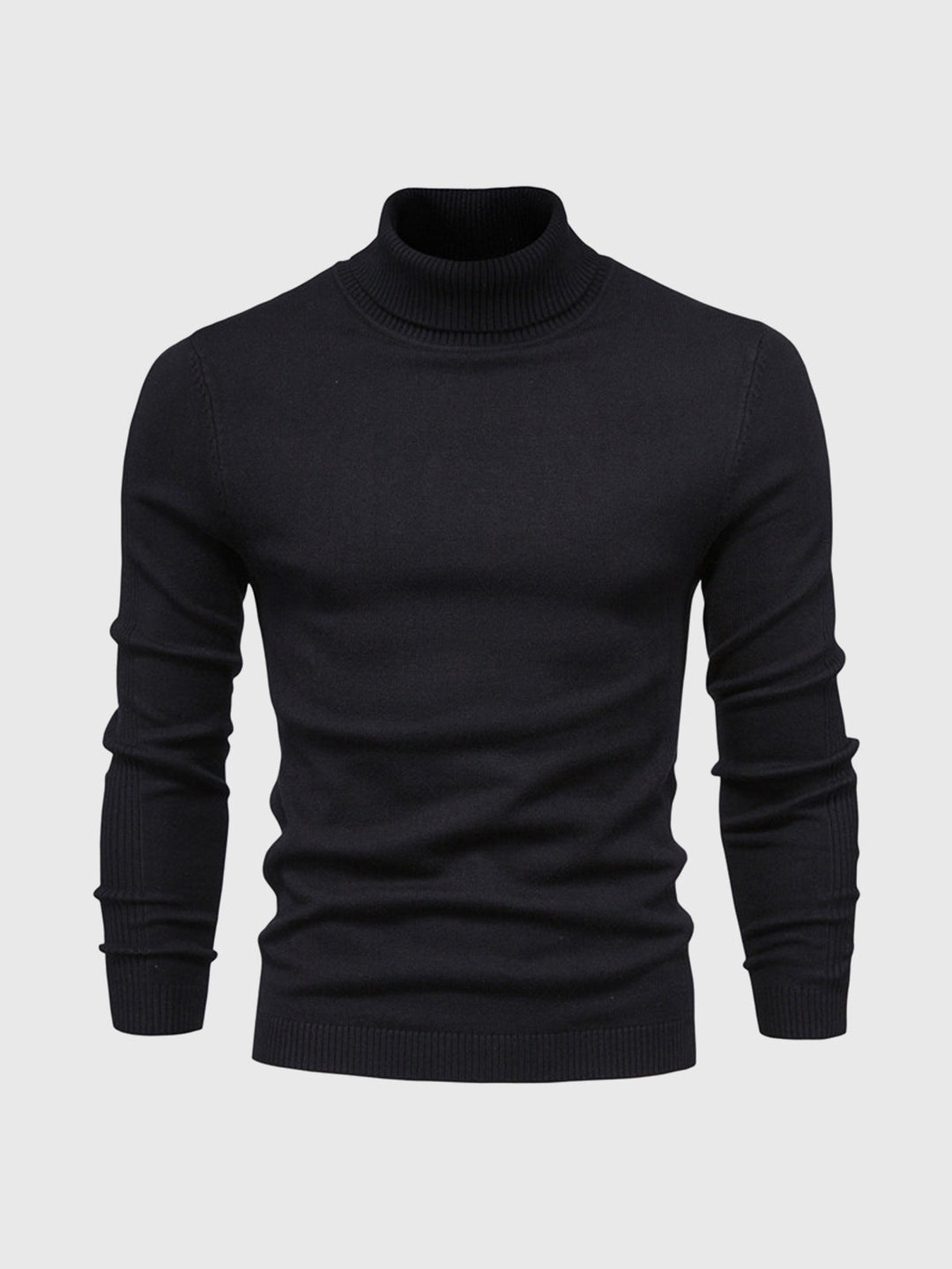 Men's Slim Fit Roll Neck Jumper