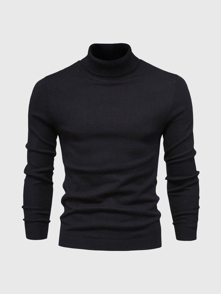 Men's Slim Fit Roll Neck Jumper