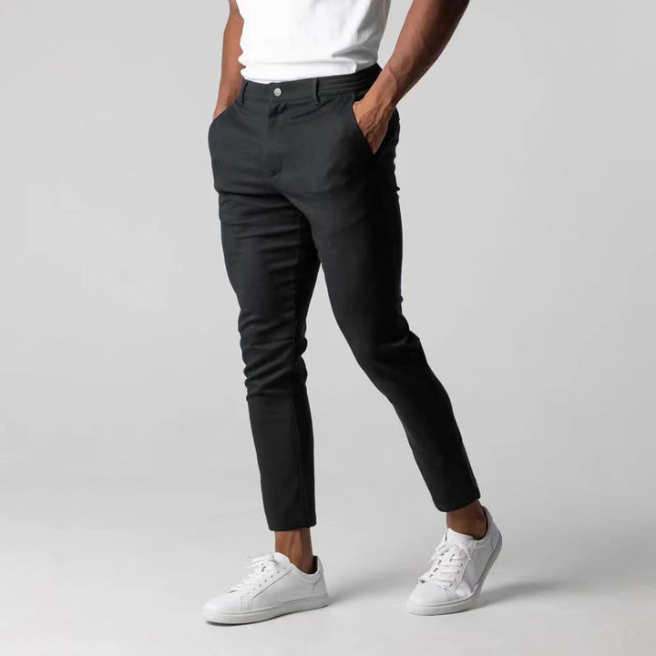 Men's Stretch Chinos with Flexible Waistband