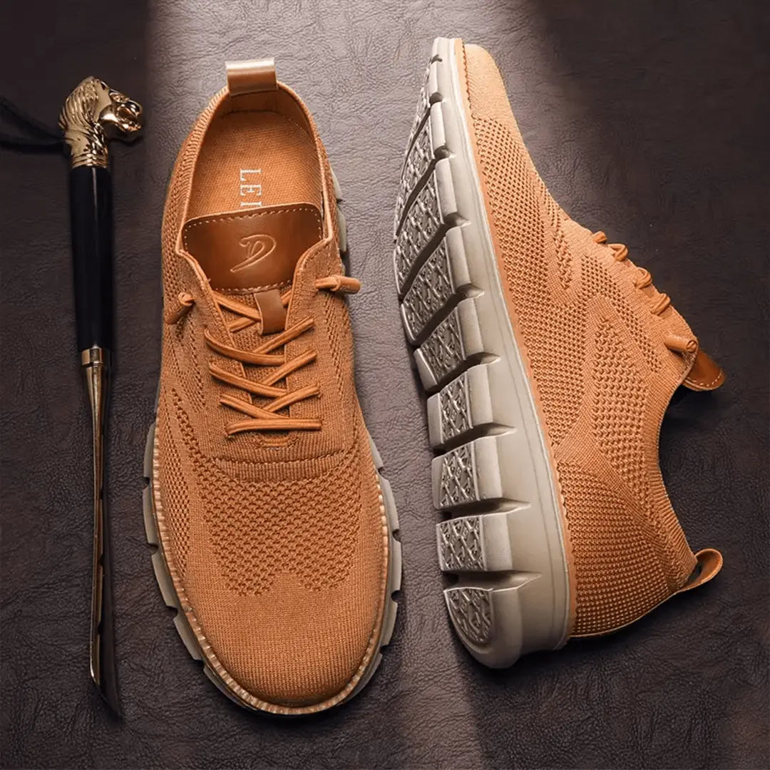 Men's Breathable Knit Walking Trainers