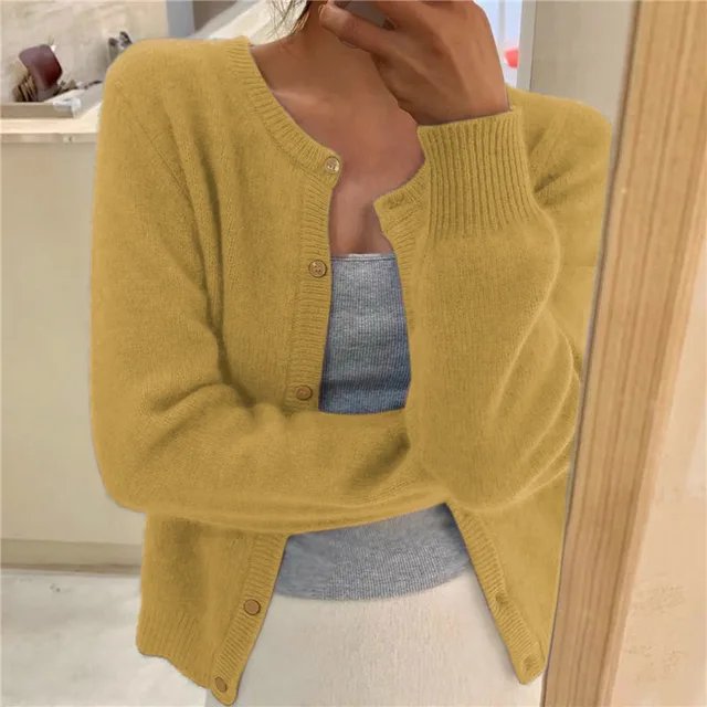 Women's Knit Button-Front Cardigan