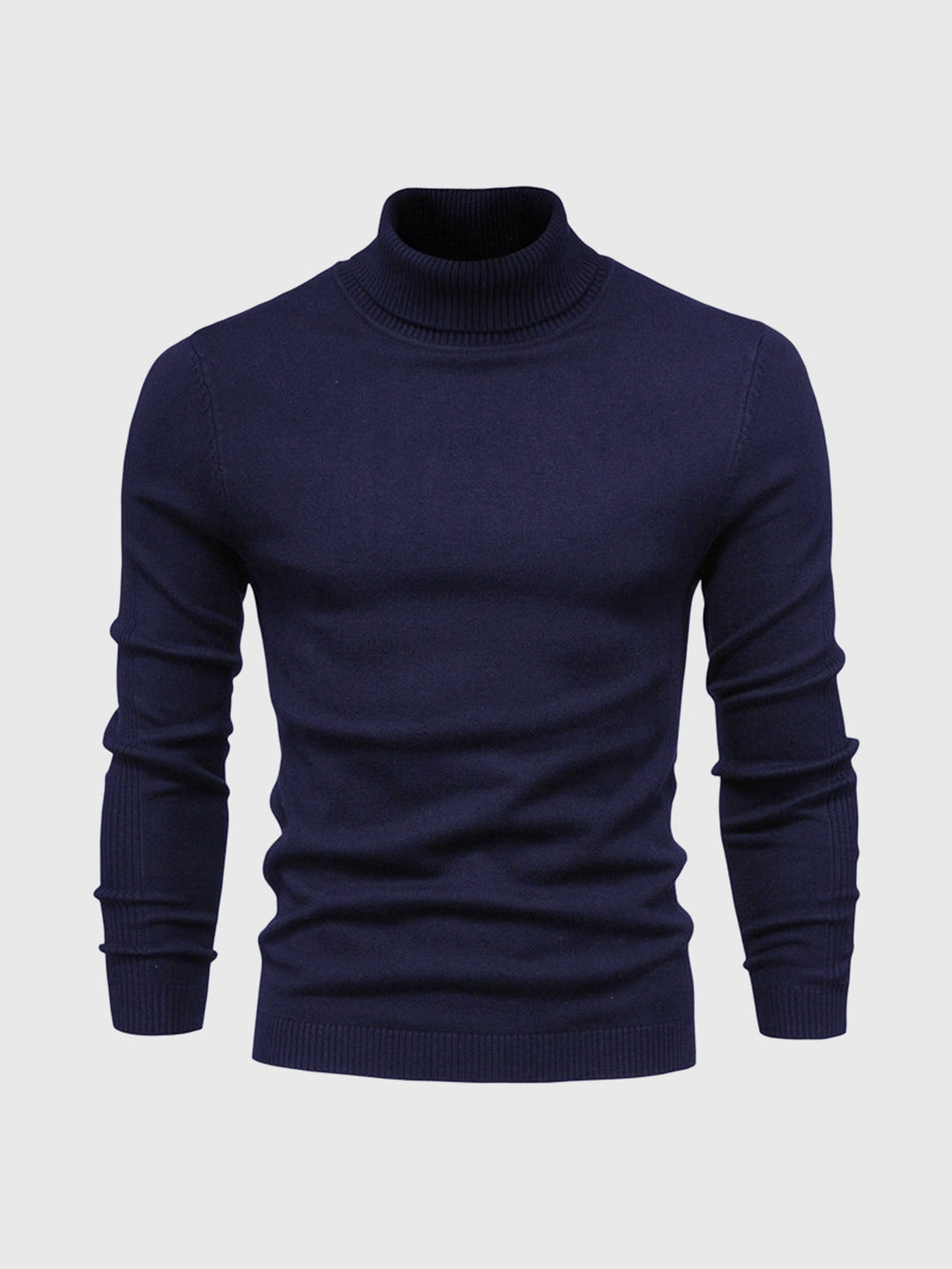 Men's Slim Fit Roll Neck Jumper