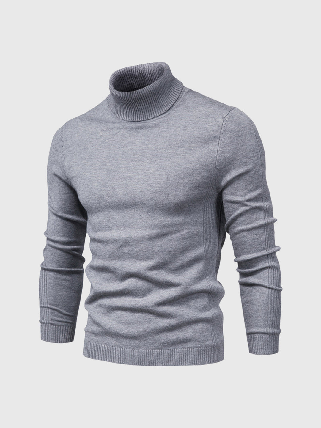 Men's Slim Fit Roll Neck Jumper