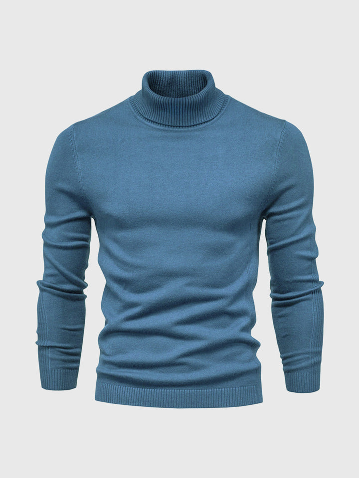 Men's Slim Fit Roll Neck Jumper