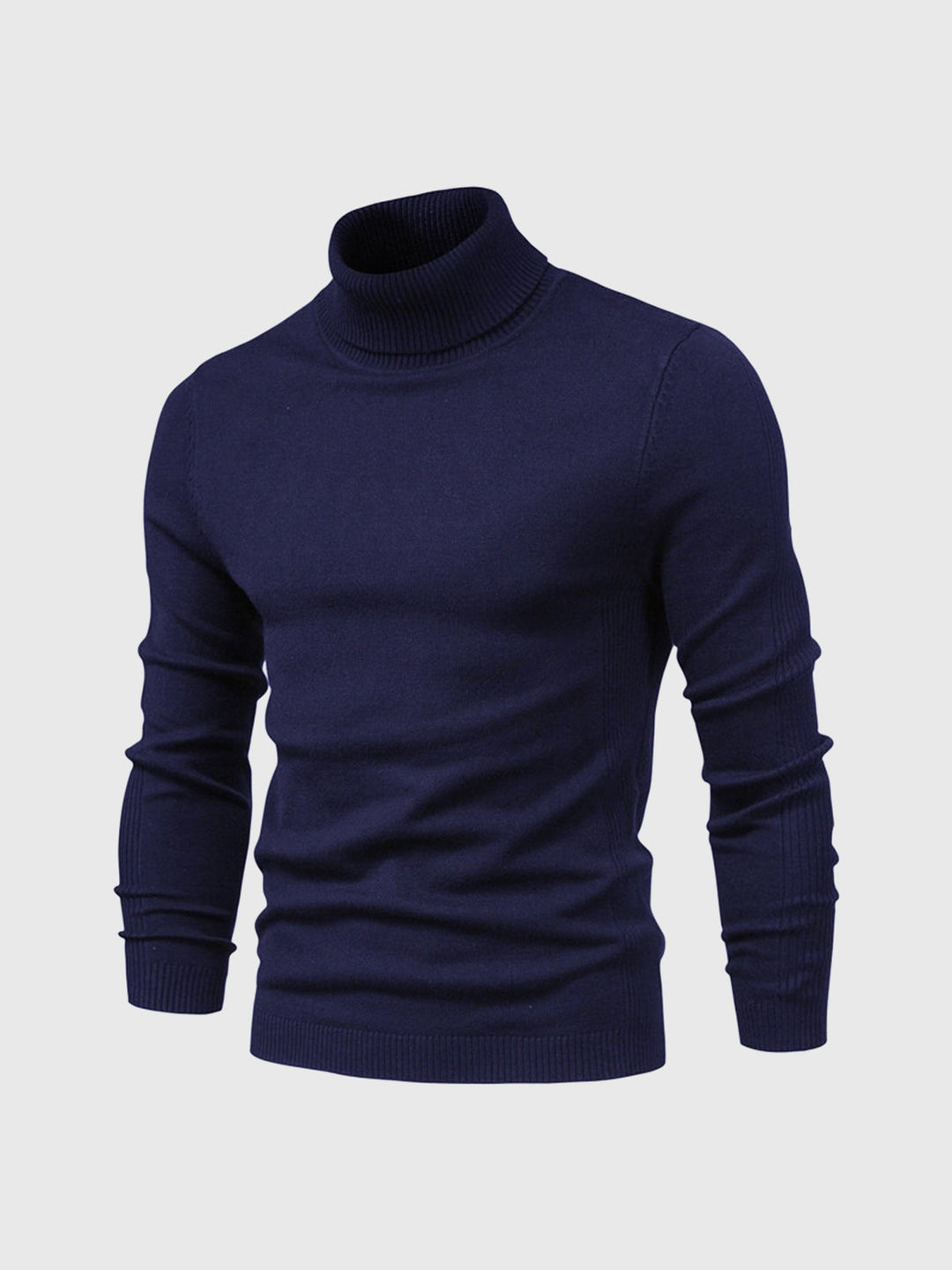 Men's Slim Fit Roll Neck Jumper