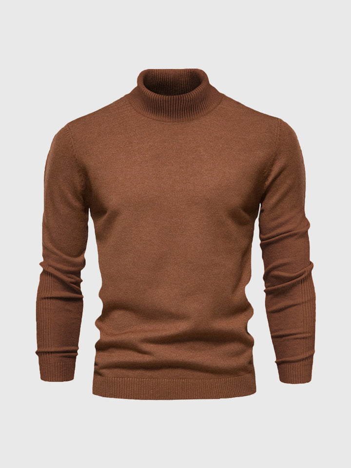 Men's Slim Fit Roll Neck Jumper