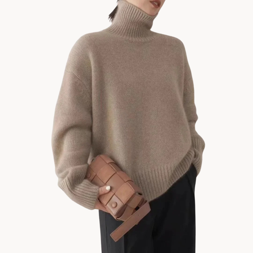 Women's Turtleneck Knit Jumper