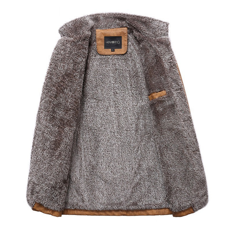 Men's Sherpa-Lined Winter Jacket in a Tailored Fit