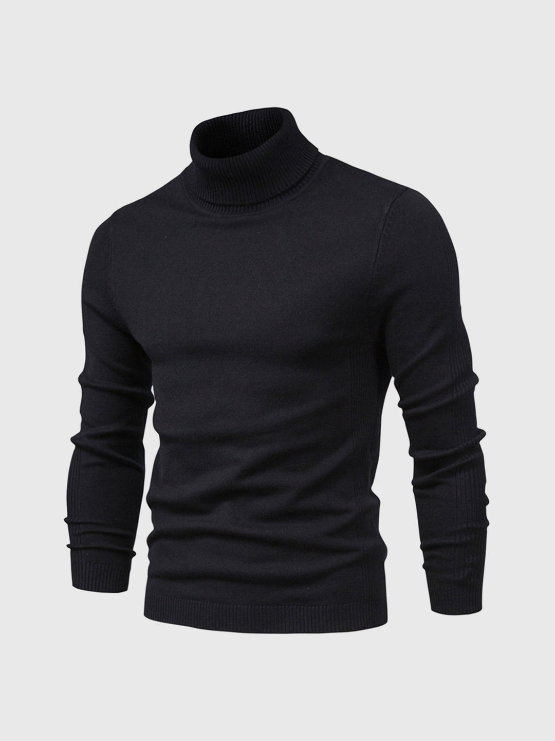 Men's Slim Fit Roll Neck Jumper