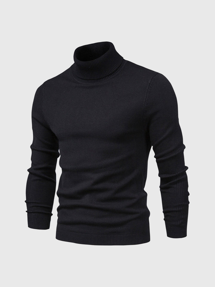 Men's Slim Fit Roll Neck Jumper