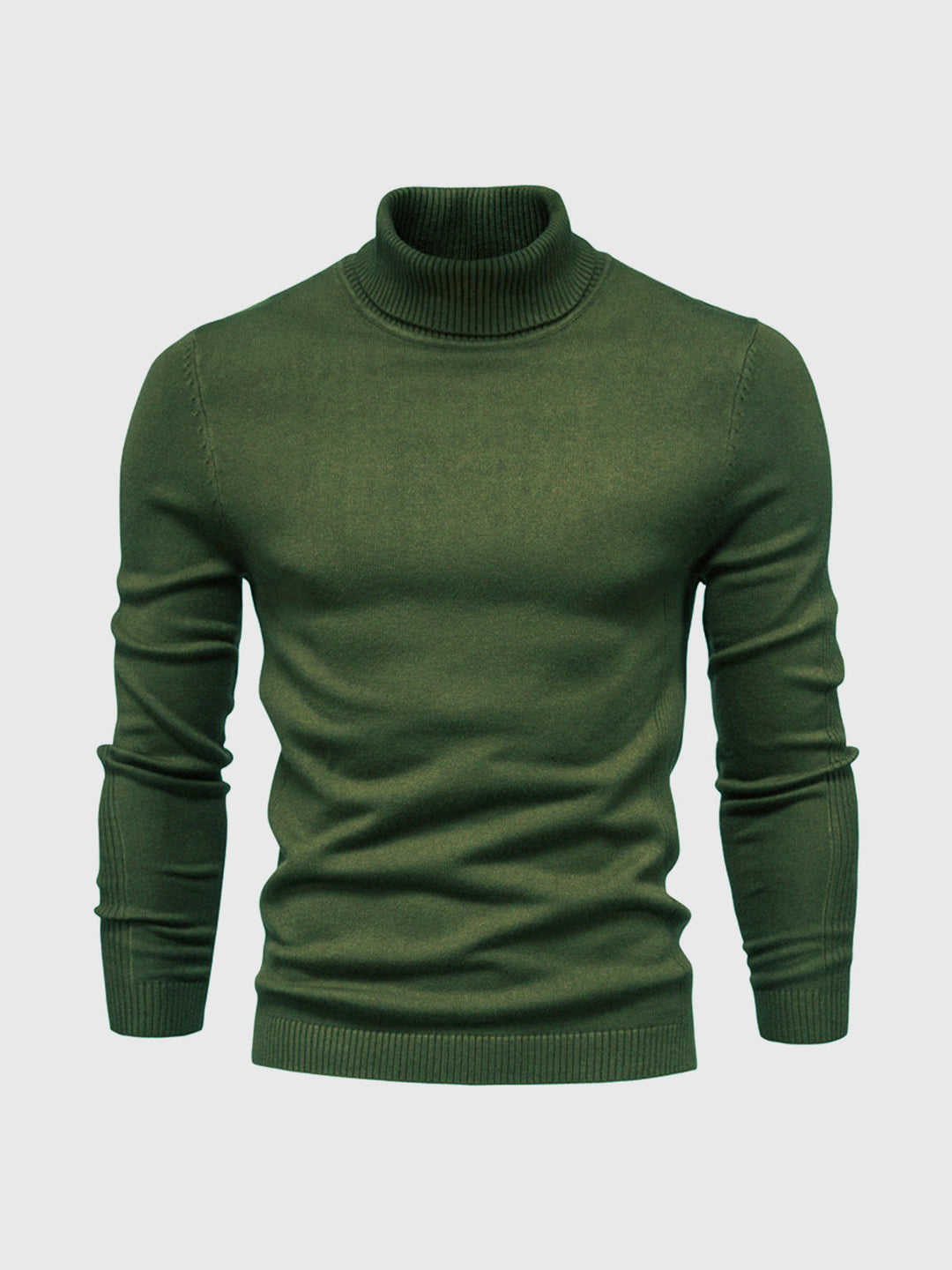 Men's Slim Fit Roll Neck Jumper