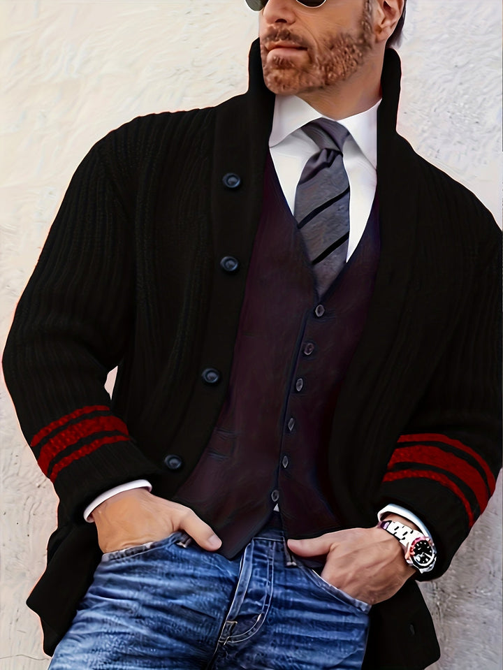 Men's Chunky Knit Cardigan