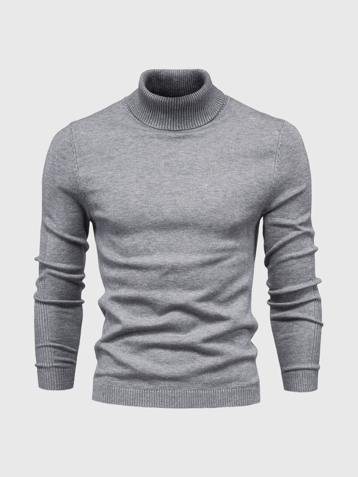 Men's Slim Fit Roll Neck Jumper