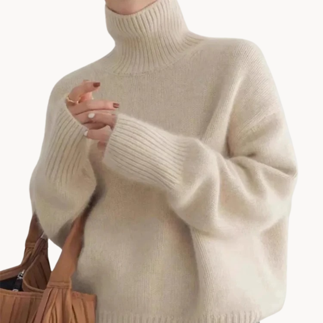 Women's Turtleneck Knit Jumper