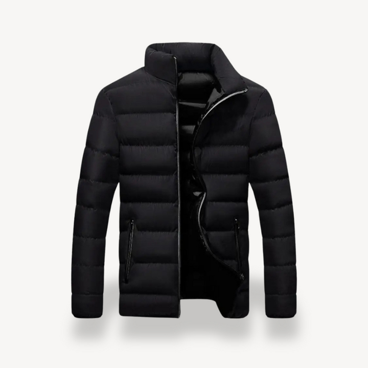 Doudoune matelassée pour homme avec col montant