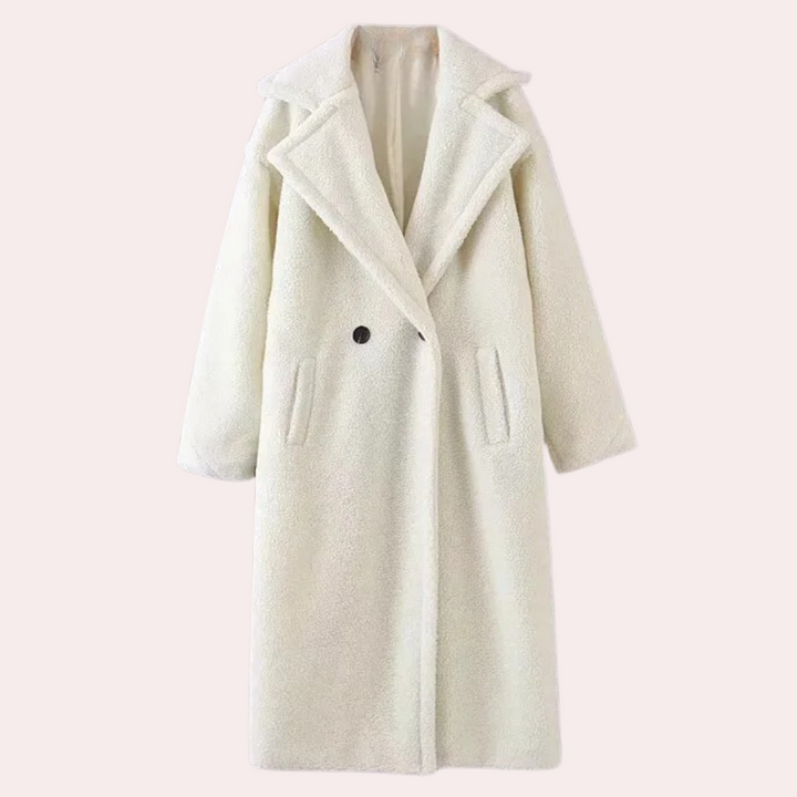 Veste à capuche en polaire teddy pour femme, coupe oversize