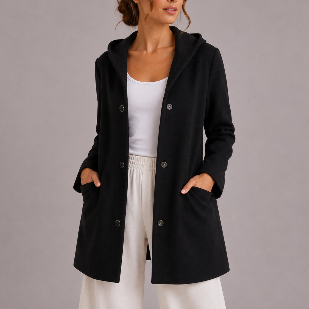 Women's Hooded Cardigan with Pockets