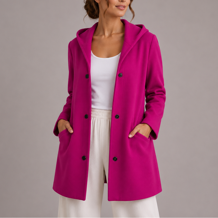 Women's Hooded Cardigan with Pockets