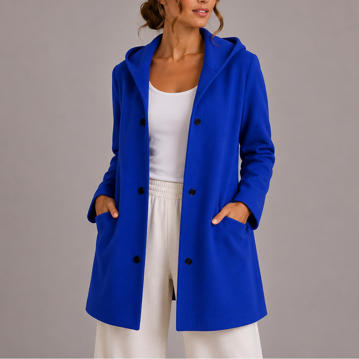Women's Hooded Cardigan with Pockets