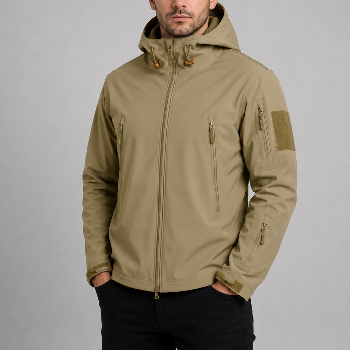 Men's Waterproof Hooded Utility Jacket