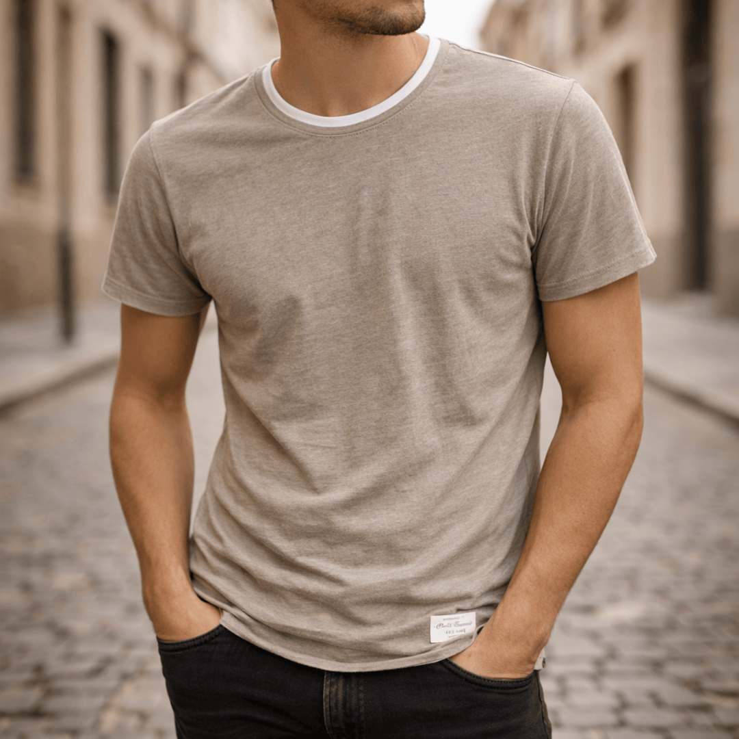 Classic Crew Neck T-Shirt for Men