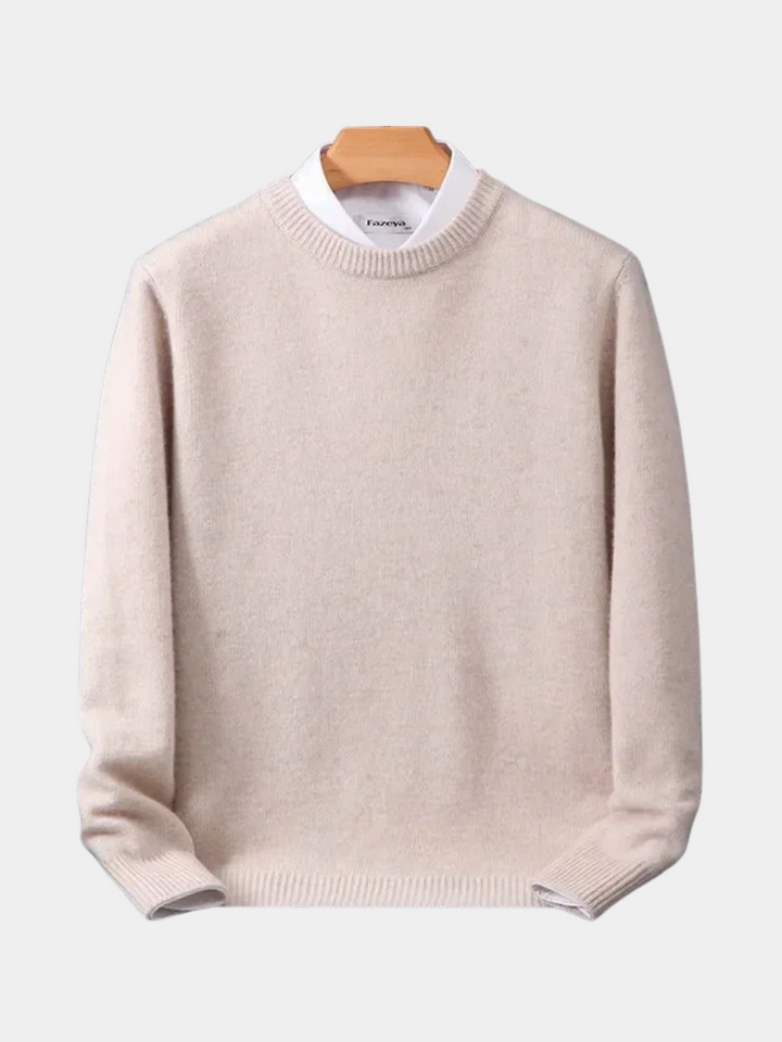 Men's Knit Crew Neck Jumper