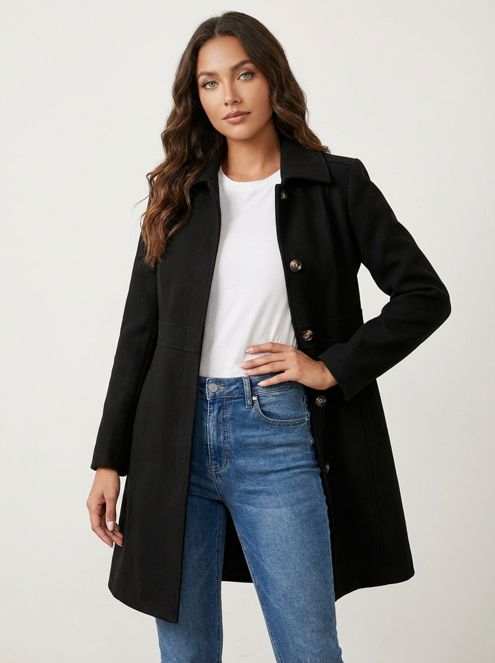 Women's Tailored Single Breasted Trench Coat