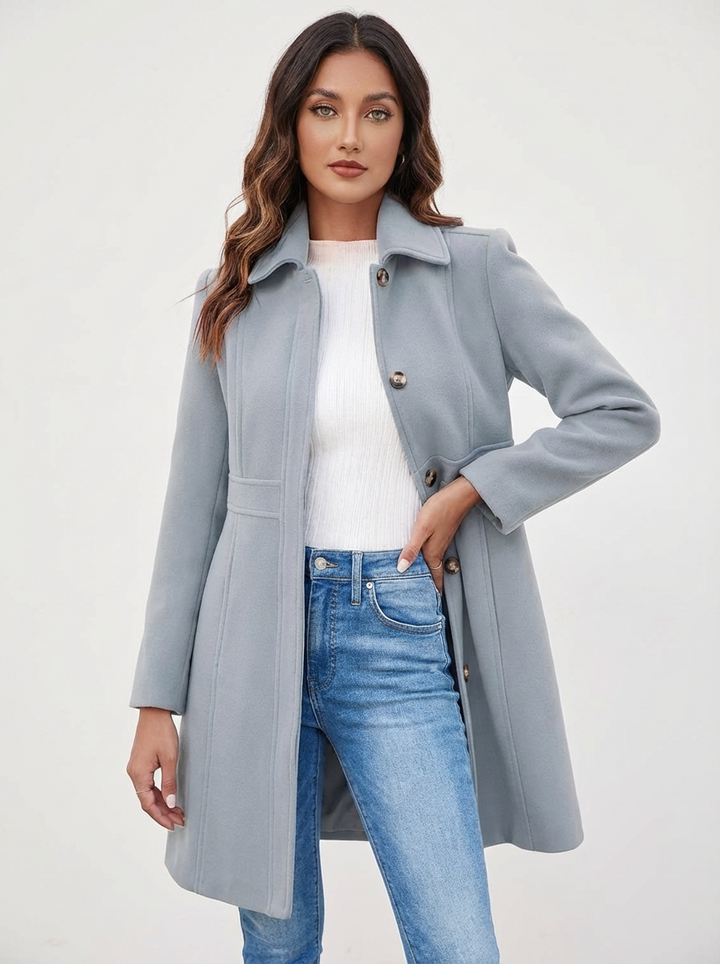 Women's Tailored Single Breasted Trench Coat